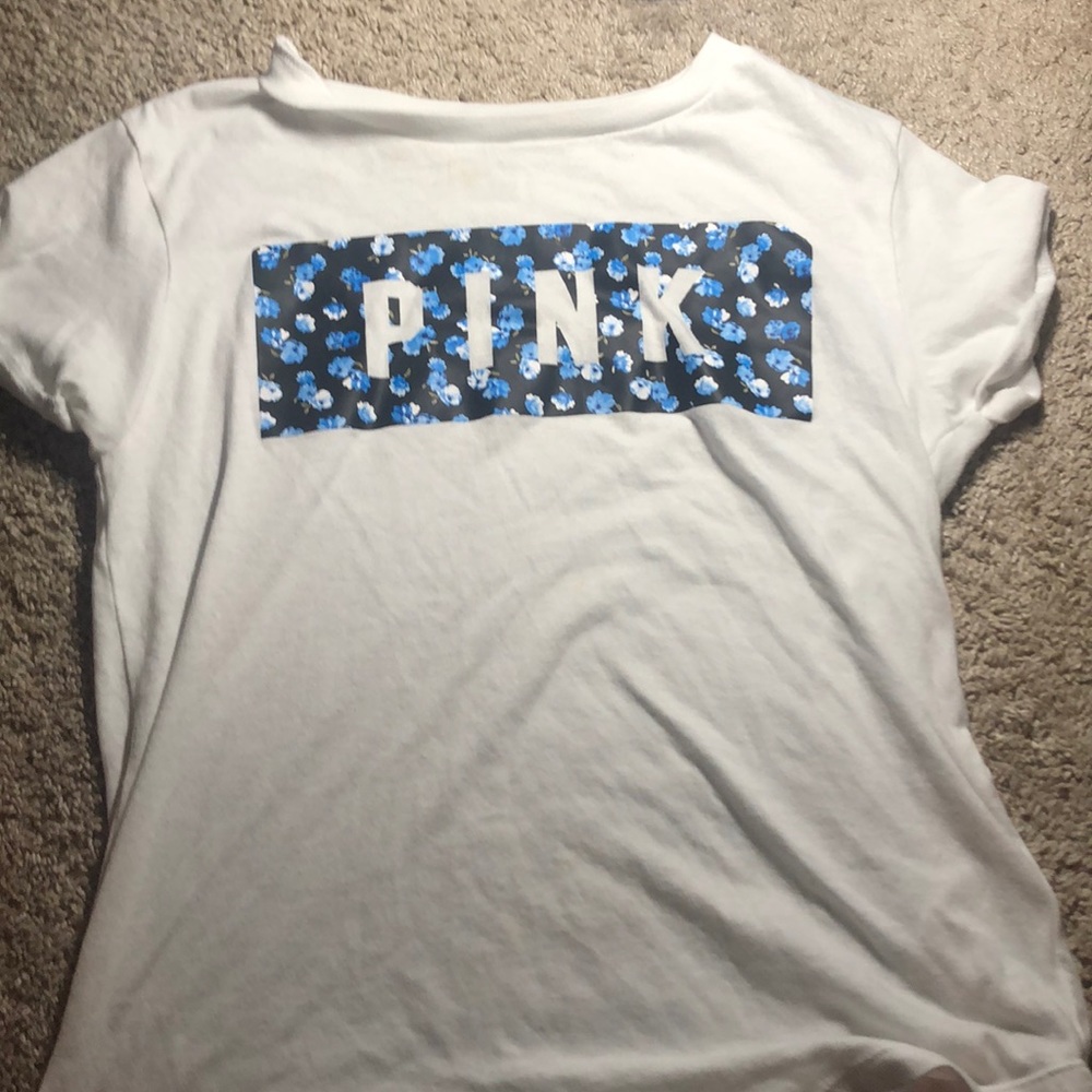 Pink/Victoria secret t-shirt